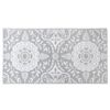 vidaXL Outdoor Carpet Light Grey Polypropylene (PP) 31.5 x 59.1 in