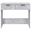 vidaXL Console Table Concrete Grey 35.4x14.2x29.5" Engineered Wood