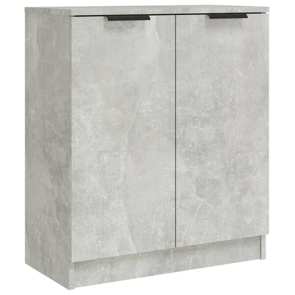 vidaXL Sideboard Concrete gray Engineered wood Medium Sideboard