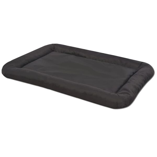 vidaXL Dog Mattress Black PU-coated oxford fabric XXL Durable