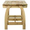 vidaXL Garden Table Green Impregnated Pine Green Impregnated Pine Large