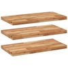 vidaXL Floating Shelves 3 pcs 31.5x15.7x1.6" Oil Finished Solid Wood Acacia