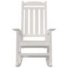 vidaXL Garden Rocking Chair White 70 x 92 x 108cm HDPE