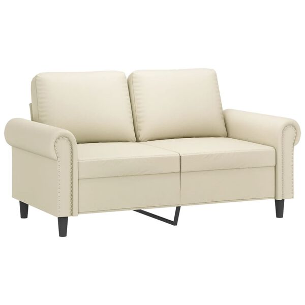 vidaXL Sofa Set Cream