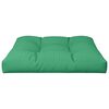 vidaXL Pallet Cushion Green 100% Polyester 27.6" x 27.6
