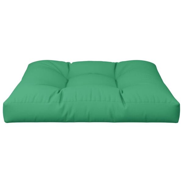 vidaXL Pallet Cushion Green 100% Polyester 27.6" x 27.6