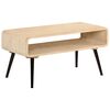 vidaXL Coffee Table Natural Mango Wood Solid Mango Wood Standard