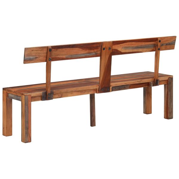 vidaXL Bench Brown and Grey Solid Acacia wood Large Durable Bench