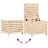 vidaXL Garden Footrest Natural Pine Solid Pine Wood Standard Modular