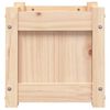 vidaXL Garden Planter Natural Solid pine wood Medium Decorative Inlays