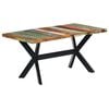 vidaXL Dining Table Multicolour, Black