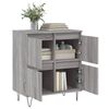 vidaXL Sideboard Grey Sonoma Engineered wood, Iron Medium Sideboard
