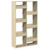 vidaXL Bookcase Sonoma Oak Engineered wood Bookcase Rectangular Modern