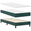 vidaXL Box Spring Bed Dark Green 78.74 x 35.43 in Polyester