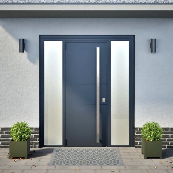 vidaXL Garden Planter Set of 2 Olive Green Steel Medium Tough