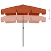 vidaXL Beach Parasol Terracotta Polyester Medium Tiltable