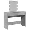 vidaXL Dressing Table Concrete Grey Engineered Wood
