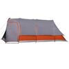 vidaXL Family Tent Tunnel 8-Person Gray Waterproof