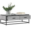 vidaXL Coffee Table Grey Sonoma Engineered Wood