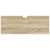 vidaXL Bathroom Sink Cabinet Sonoma oak Engineered wood Medium