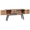 vidaXL Side Cabinet 43.3"x11.8"x29.5" Solid Teak