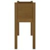 vidaXL Garden Planter Set of 2 Honey Brown Solid Pinewood Medium