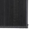 vidaXL Rug Black Bamboo, Polypropylene 31.5 x 39.4 in Rug Rectangular