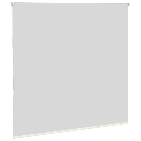 vidaXL Roller Blind Off White 100% Polyester, Aluminum 63 x 51 in