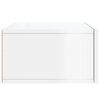vidaXL Wall-mounted Bedside Cabinet Set of 2 High gloss white