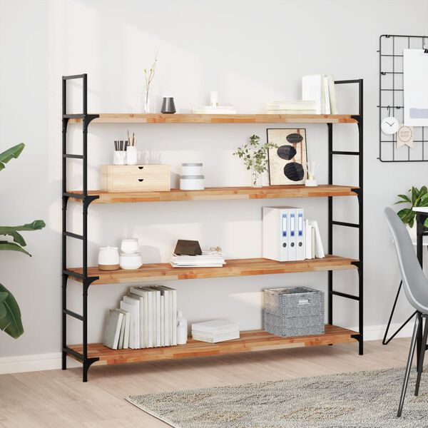 vidaXL Floating Shelf Acacia Wood Solid Acacia wood 55.1 x 11.8 x 1.6 in