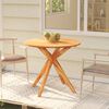 vidaXL Garden Table Brown Solid Acacia wood Medium Durable