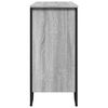 vidaXL Sideboard Grey Sonoma Engineered wood, metal Medium Sideboard