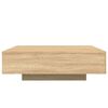 vidaXL Coffee Table Sonoma Oak 39.4x39.4x12.2" Engineered Wood