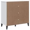 vidaXL Storage Cabinet White Engineered Wood 31.5 in x 15.7 in x 31.5 in