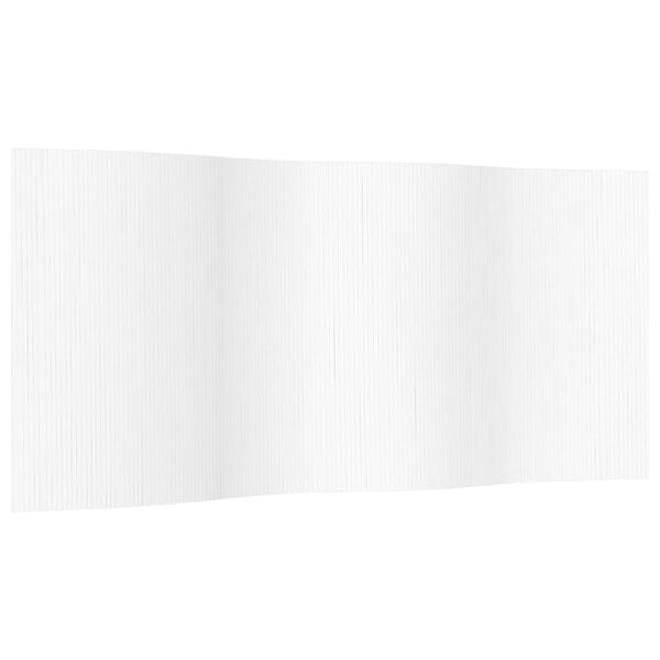 vidaXL Room Divider White 65"x157.5" Bamboo