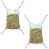 vidaXL Hay Net Set of 2 Green Polypropylene 0.9 x 1.5 m Durable