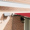 vidaXL Retractable Awning Manual Red 177.17" x 118.11" fabric