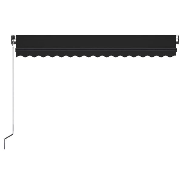 vidaXL Retractable Awning Anthracite