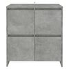 vidaXL Sideboards 2 pcs Concrete Gray 27.6"x16.1"x29.5" Engineered Wood