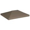 vidaXL Gazebo Top Cover 9.1 oz/yd² 9.8'x13.1' Taupe