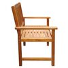 vidaXL Outdoor Chair Set of 2 Brown Solid Acacia wood Standard Durable
