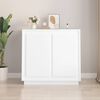 vidaXL Sideboard White Engineered Wood Medium Sideboard Rectangular