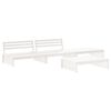 vidaXL Garden Lounge Set White