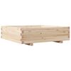 vidaXL Garden Planter Natural Wood Solid Pine Wood Medium Durable
