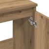 vidaXL Sink Cabinet Artisan Oak Engineered Wood, Metal