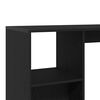 vidaXL Bar Table Black Oak 124 x 46 x 103.5 cm Engineered wood