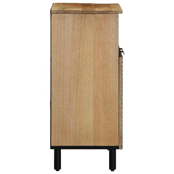 vidaXL Sideboard Mango desert brown Solid Mango Wood 23.6 x 13.0 x 29.5 in