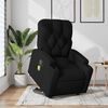 vidaXL Stand Up Massage Recliner Chair Black
