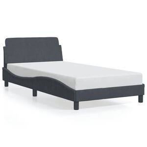 vidaXL Bed Frame Dark Grey