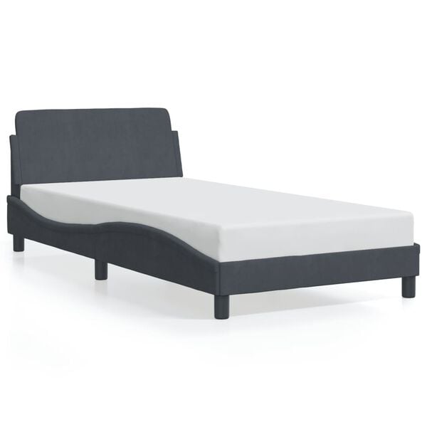 vidaXL Bed Frame Dark Grey